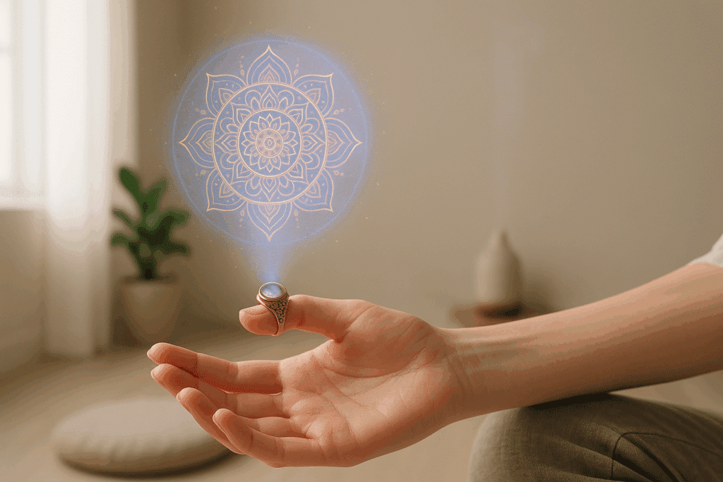Visual Mantra Rings for Mindfulness - Blog Bazgus